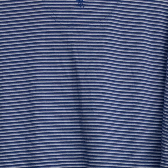 Ashworth Blue & White Striped Polo Shirt Team ACA Logo Size XXL - Picture 7 of 8